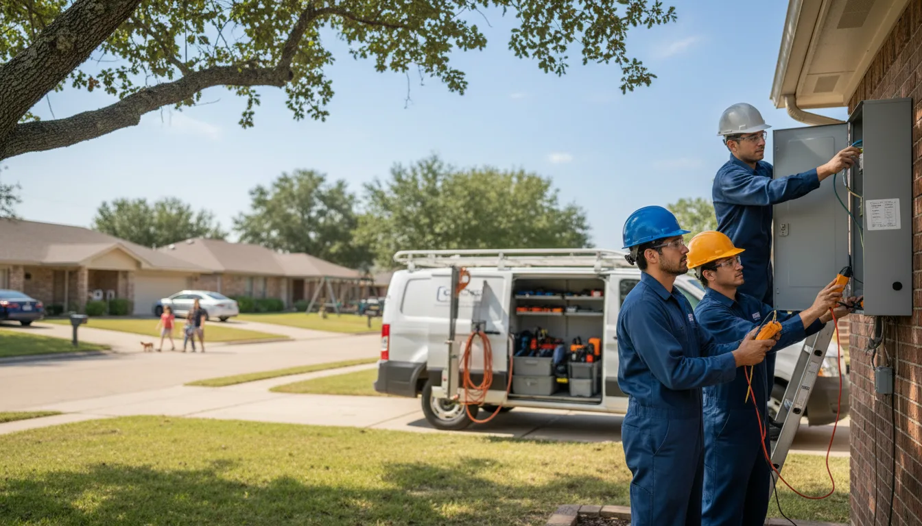 Certified electrician providing emergency electrical services in Loganville, WI